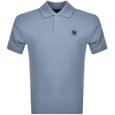 Belstaff Logo Polo T Shirt Blue