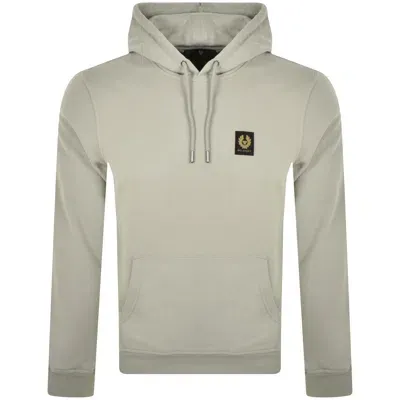 Belstaff Logo Pullover Hoodie Grey