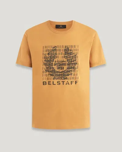 Belstaff Match T-shirt In Glaze Yellow