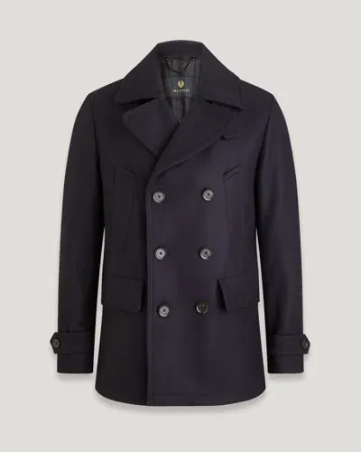 Belstaff Milford Peacoat In Navy