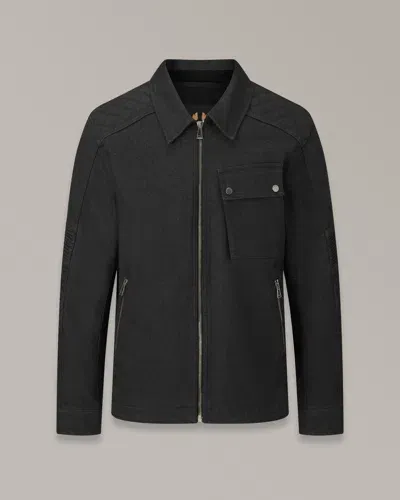 Belstaff Outrider Overshirt In Black