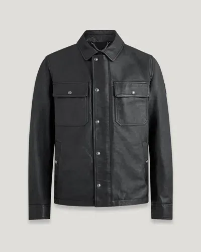 Belstaff Quarry Overshirt In Black