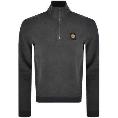 Belstaff Quarter Zip Sweatshirt Grey