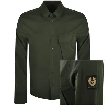 Belstaff Scale Long Sleeved Shirt Green