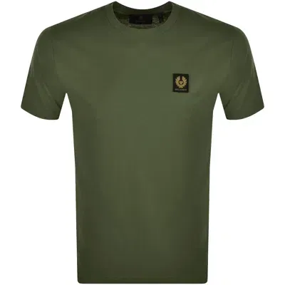 Belstaff Short Sleeve Logo T Shirt Green