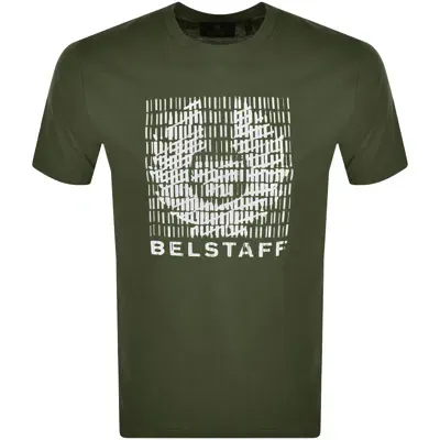 Belstaff Match Cotton  T-shirt In Green