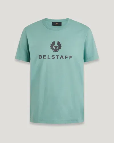 Belstaff Signature T-shirt In Oil Blue