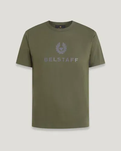 Belstaff Signature T-shirt In Tile Green