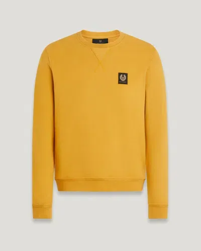 Belstaff Sweatshirt In Glaze Yellow