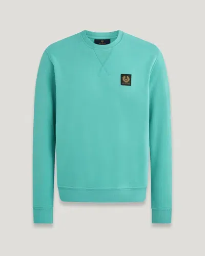 Belstaff Sweatshirt In Oil Blue