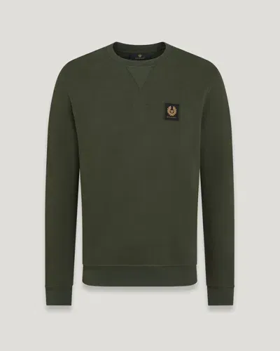 Belstaff Sweatshirt In Tile Green