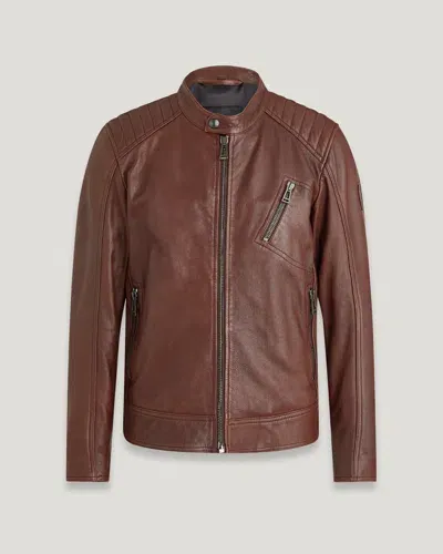 Belstaff V Racer Jacket In Deep Copper