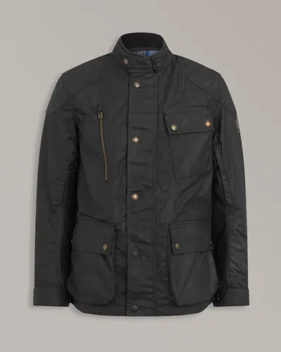 Belstaff Waymaster Waxed Cotton In Black