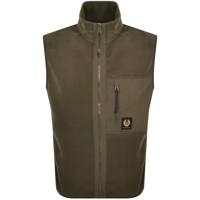 Belstaff Welder Fleece Gilet Brown