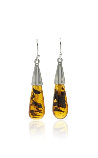 Ben-amun Exclusive Amber Resin Earrings In Brown