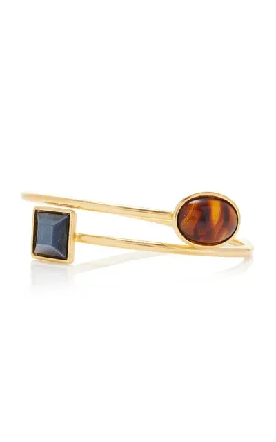 Ben-amun Exclusive Gold-tone Stone Cuff