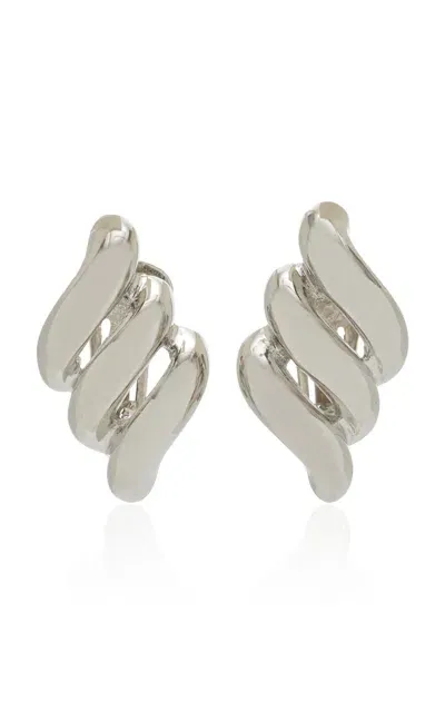 Ben-amun Exclusive Silver-tone Clip-on Earrings