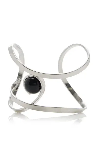 Ben-amun Exclusive Silver-tone Stone Cuff