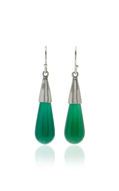 Ben-amun Exclusive Stone Earrings In Green