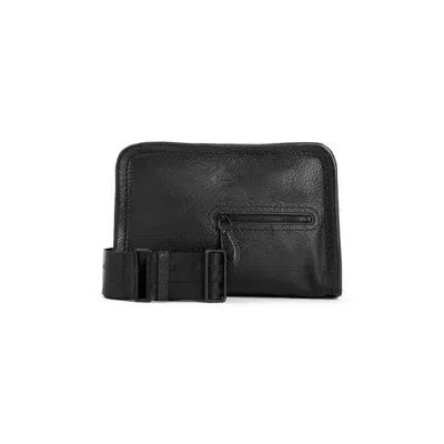 Berluti Journalier Small Full-grain Leather Messenger Bag In Black