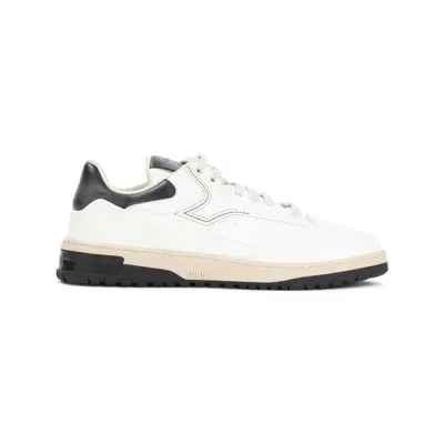 Berluti Playoff Suede-trimmed Leather Sneakers In White