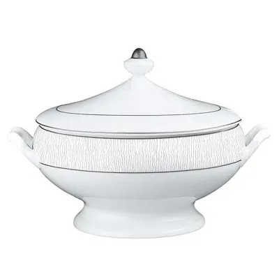 Bernardaud Dune Covered Vegetable Dish In White