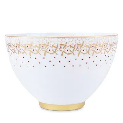 Bernardaud Noel Salad Bowl In White