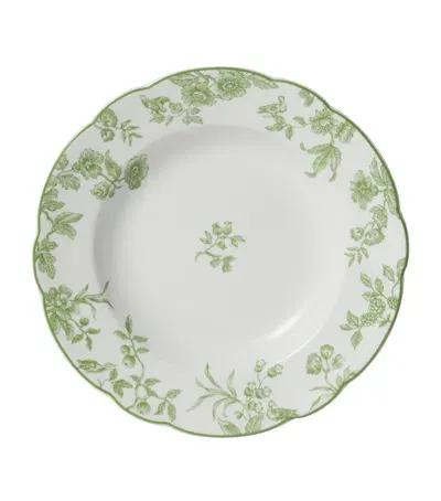 Bernardaud Porcelain Albertine Soup Bowl In Green