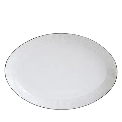 Bernardaud Silva Oval Platter In White