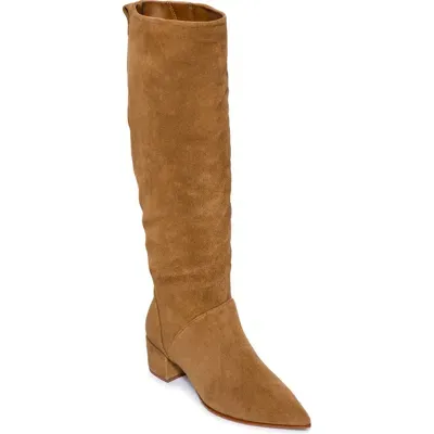 Bernardo Footwear Milano Knee-high Pointed Toe Boot In Safari