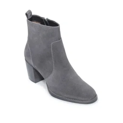 Bernardo Footwear Norwich Heeled Ankle Bootie In Mink Grey