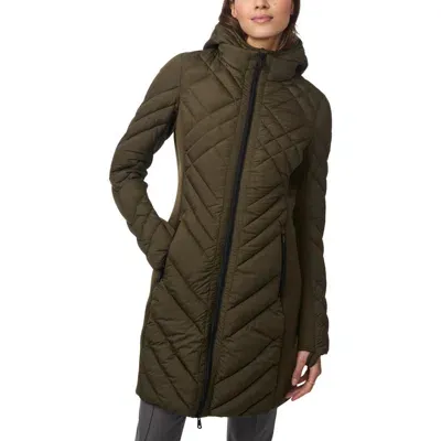 Bernardo Hooded Puffer Jacket In Olive