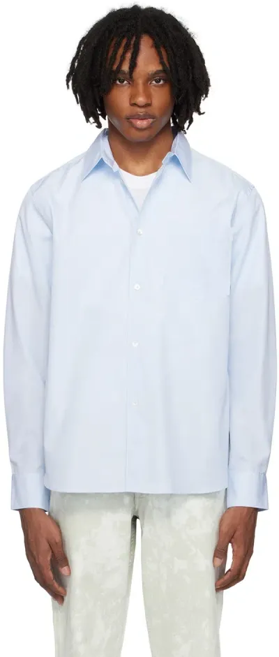 Berner Kuhl Blue Volume Shirt In 052 Sky Blue