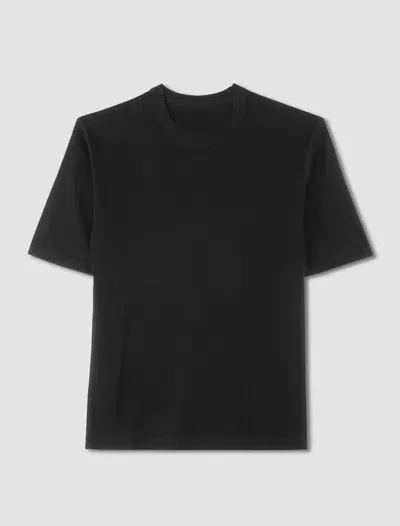 Berner Kuhl T-shirt Base In Rib Wool Black