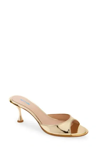 Betzábe Jenni Mirror Sandal In Gold Mirror