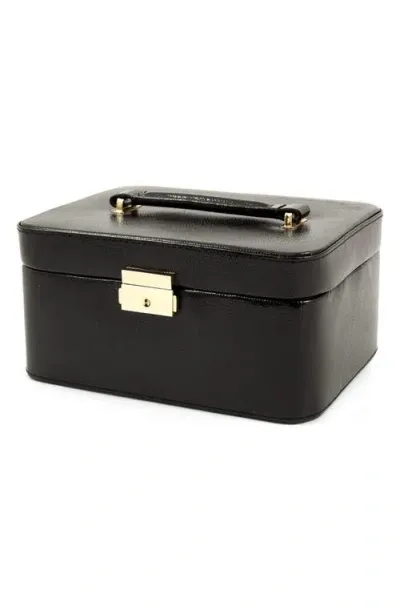 Bey-berk Leather Jewelry Box In Black