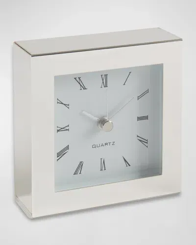 Bey-berk Lyon Small Square Desk Clock