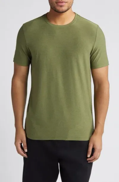 Beyond Yoga Always Beyond 2.0 T-shirt In Moss Green Heather