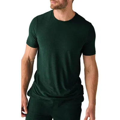 Beyond Yoga Always Beyond 2.0 T-shirt In Dark Spruce Green Heather