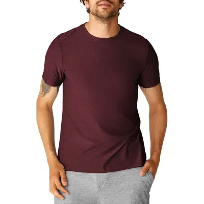 Beyond Yoga Always Beyond 2.0 T-shirt In Midnight Burgundy Heather