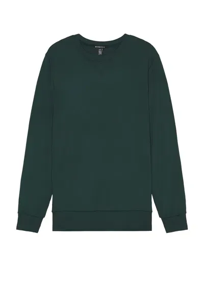 Beyond Yoga Always Beyond Pullover Crew In Dark Spruce Green