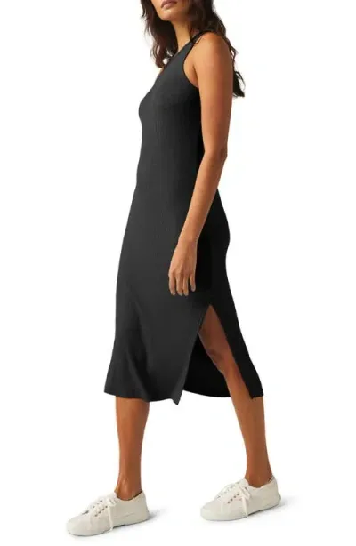 Beyond Yoga Formation Rib Tank Dress In Black