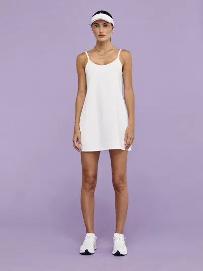 Beyond Yoga Spacedye Essence Dress In Cloud White