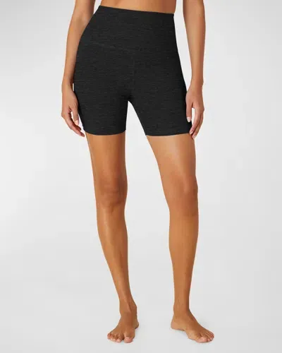 Beyond Yoga Spacedye Keep Pace Biker Shorts In Darkest Night