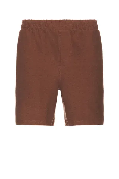 Beyond Yoga Take It Easy Short In Bold Mocha Heather