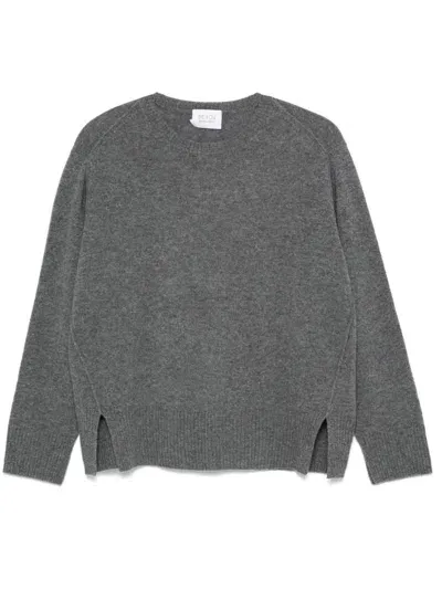 Beyou Cashmere Crewneck Sweater In Gray