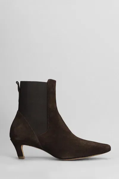 Bibi Lou Susan High Heels Ankle Boots In Brown