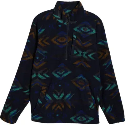 Billabong Boundary Fleece Half-zip Pullover In Navy