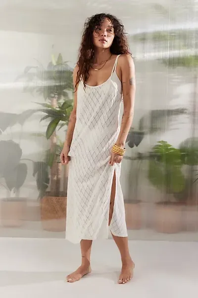 Billabong Day Dream Midi Dress Cover-up In Salt Crystal, Women's At Urban Outfitters