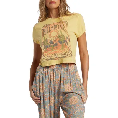 Billabong Feel The Heat Cotton Graphic T-shirt In Mellow Daze